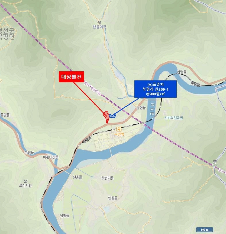 강원특별자치도 정선군 북평면 북평리 산211 임야 경매 사진 13
