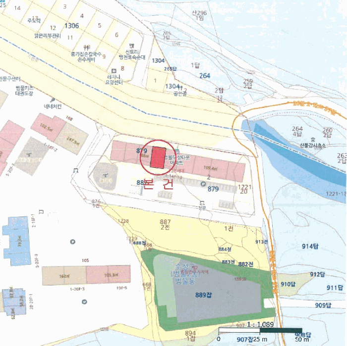 대구광역시 수성구 범물동 887 범물두성타운 101동 11층1105호 외 4필지 아파트 경매 사진 9