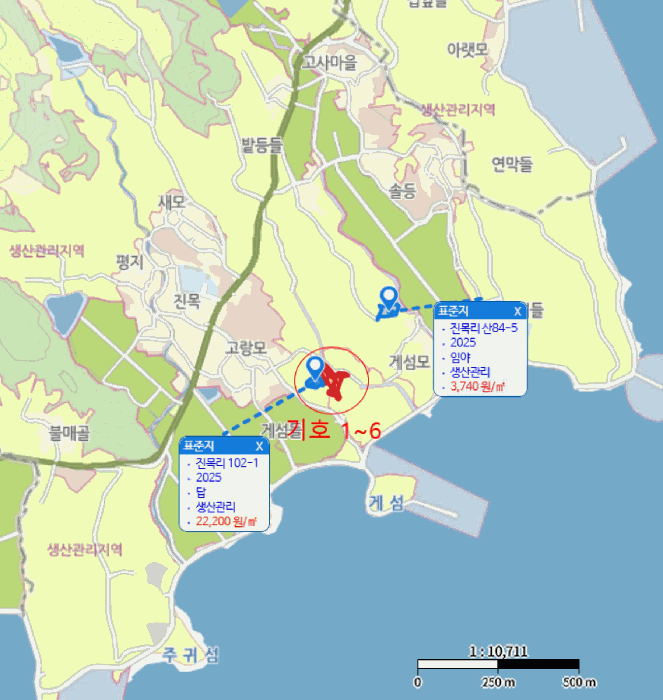 경상남도 남해군 설천면 진목리 103 외 5필지 전 경매 사진 24
