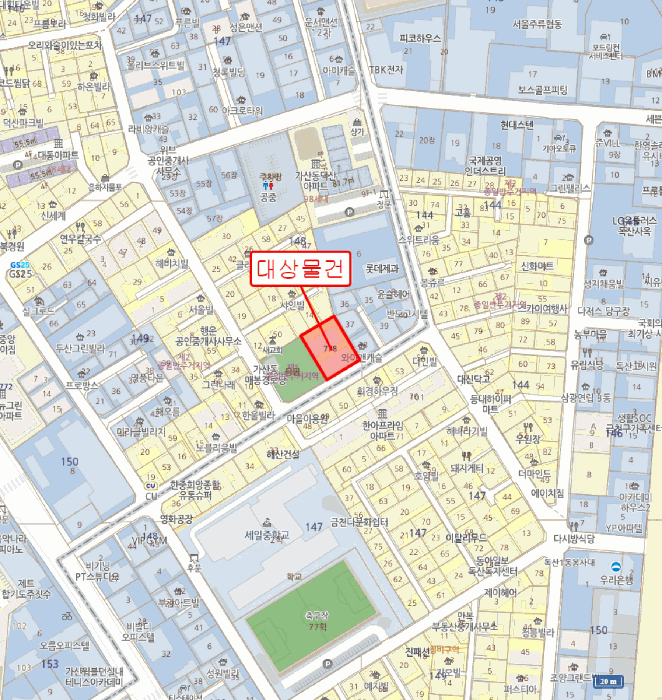 서울특별시 금천구 가산동 778 다온캐슬 제101동 제3층 제304호 다세대(빌라) 경매 사진 23