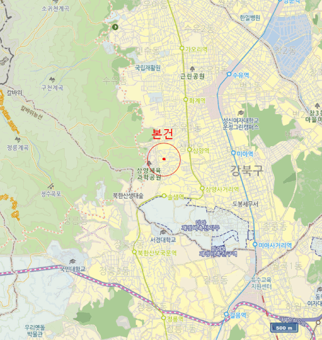 서울특별시 강북구 미아동 791-1505, 지층 우측 101호 외 1개호 다세대주택 경매 사진 22
