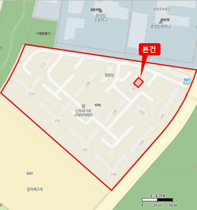 충청북도 충주시 중앙탑면 용전리 696 신우희가로아파트 107동 4층401호 아파트 경매 사진 21