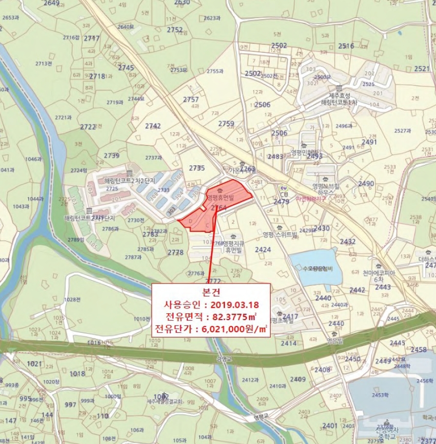 제주특별자치도 제주시 영평동 2764-4 영평휴먼빌 씨동 4층 502호 다세대(빌라) 경매 사진 17