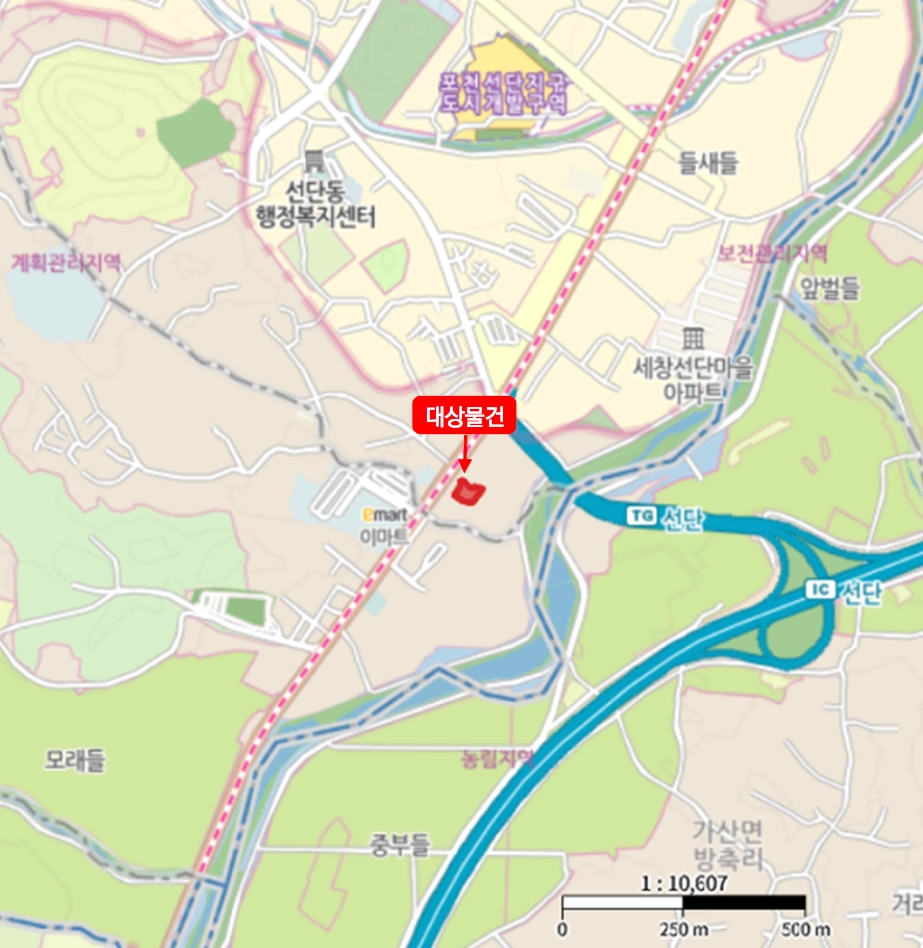 경기도 포천시 선단동 524-3 휴캐슬 301동 2층202호 외 2필지 다세대주택 경매 사진 10