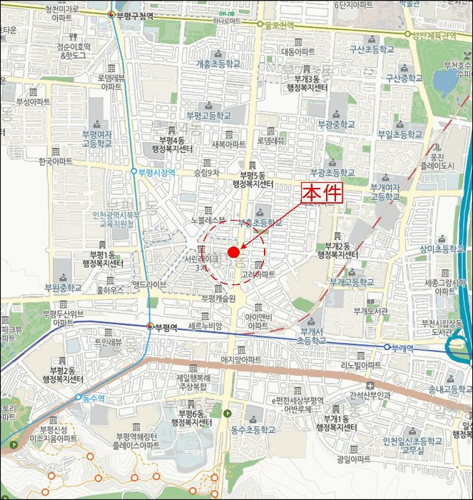 인천광역시 부평구 부평동 528-9 더갤러리 2층102-204호 외 2필지 오피스텔(주거) 경매 사진 13