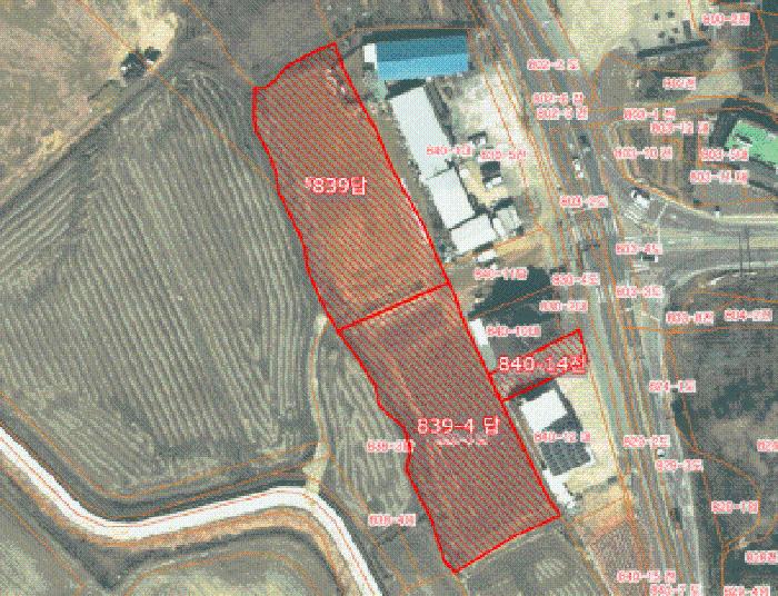 충청남도 당진시 석문면 교로리 839 외 2필지 답 경매 사진 7