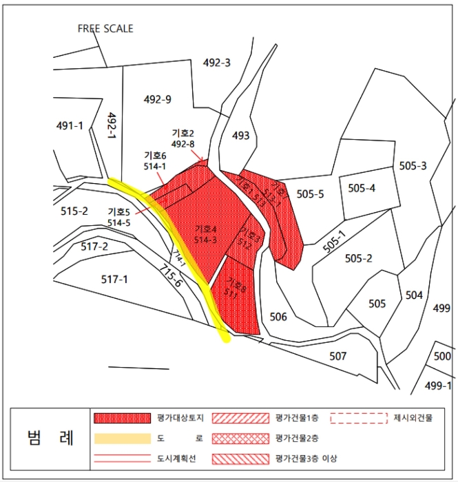 충청남도 당진시 송악읍 중흥리 492-8 외 5필지 대지 경매 사진 48