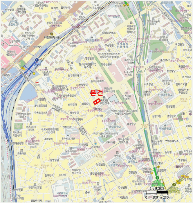 서울특별시 구로구 구로동 109-1 태형팰리스 제102동 제3층 제304호 외 1필지 오피스텔(주거) 경매 사진 12