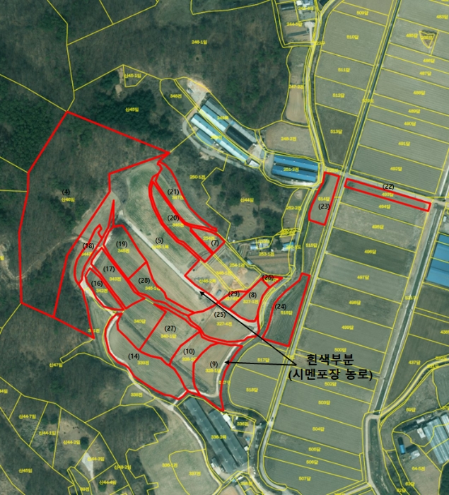경기도 안성시 보개면 신안리 산46 외 19필지 임야 경매 사진 66
