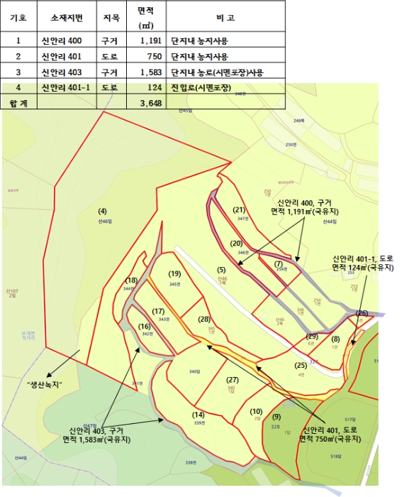 경기도 안성시 보개면 신안리 516 답 경매 사진 6