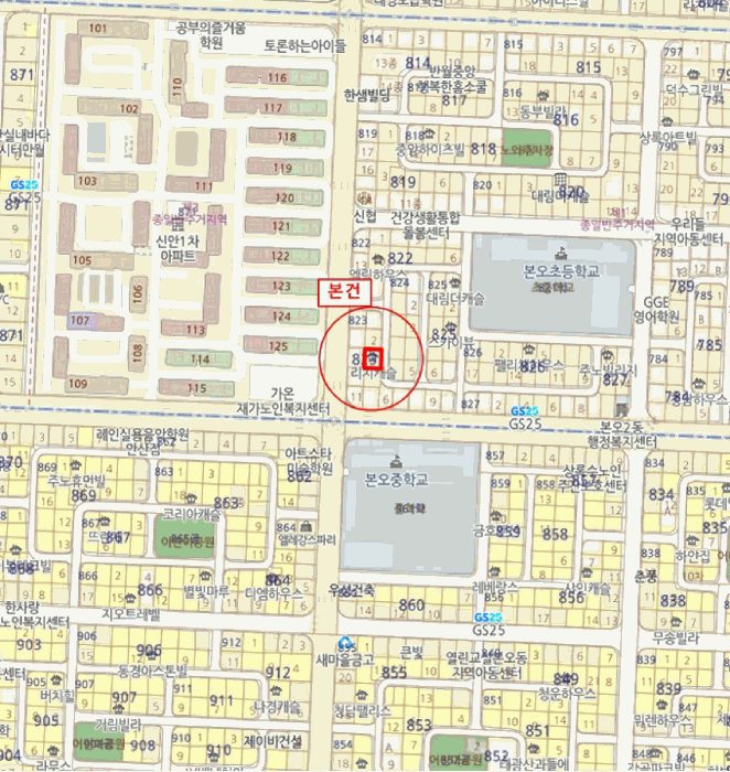 경기도 안산시 상록구 본오동 823-3 리치캐슬 5층502호 다세대(빌라) 경매 사진 23