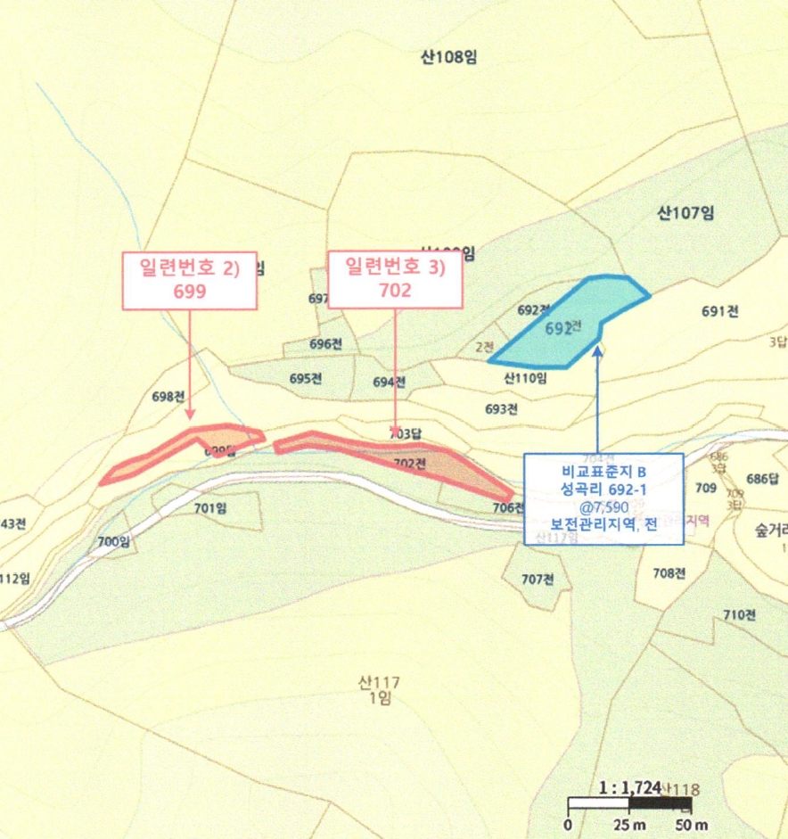 충청남도 금산군 남이면 성곡리 268 외 2필지 답 경매 사진 31