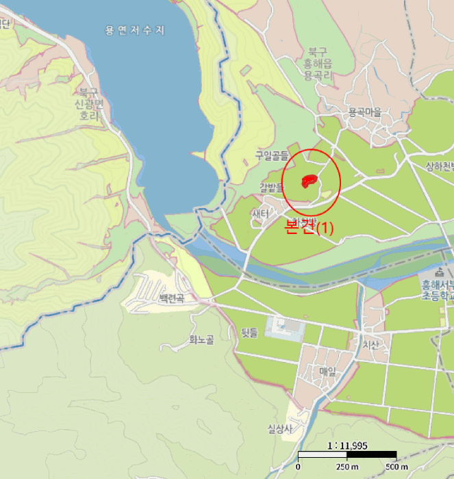 경상북도 포항시 북구 흥해읍 용곡리 411 답 경매 사진 35