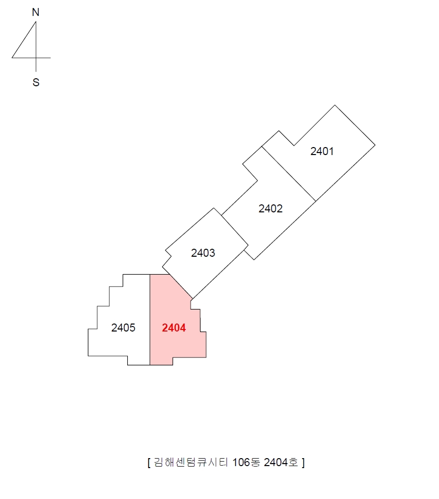 경상남도 김해시 주촌면 선지리 1476 김해센텀큐시티 106동 24층 2404호 외 1필지 아파트 경매 사진 7