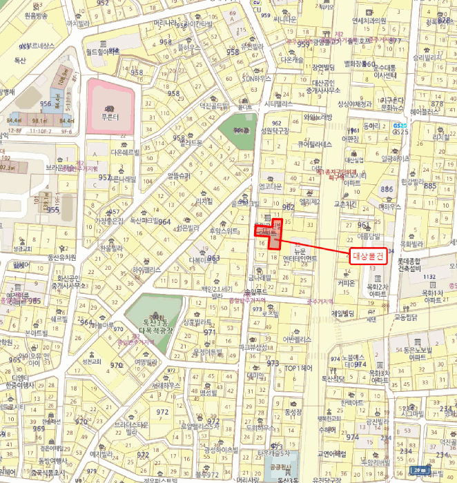 서울특별시 금천구 독산동 962-13 헤리움팰리스 제7층 제705호 외 2필지 오피스텔(주거) 경매 사진 8