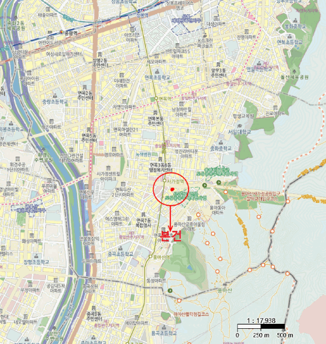 서울특별시 중랑구 면목동 612-7 그라시아 5층502호 외 2필지 오피스텔(주거) 경매 사진 11