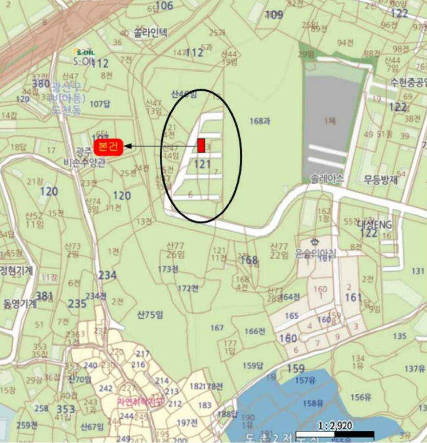 광주광역시 광산구 도천동 121-3 윤슬의아침수완5차더시그니처 제104동 제1층,2층,3층,4층 제101호 외 5필지 연립주택 경매 사진 12
