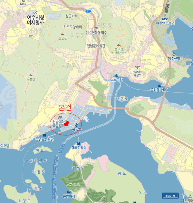 전라남도 여수시 국동 105 여수유탑유블레스생활숙박시설 1동 2층212호 외 12필지 숙박(콘도등) 경매 사진 13