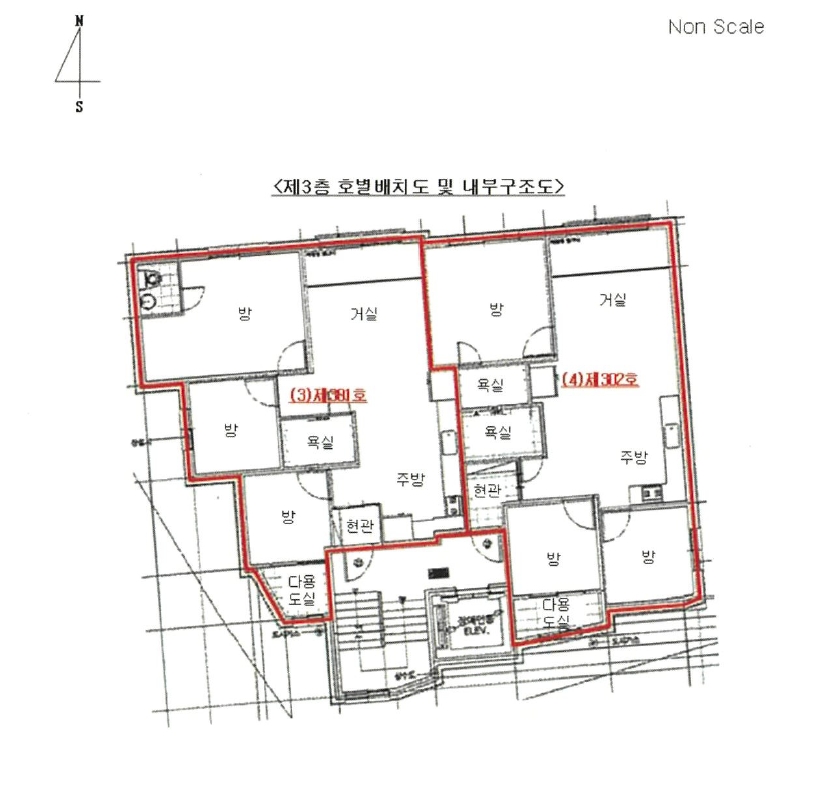 경기 수원시 장안구 율전동 169-17, 3층302호 (율전동,메이플) 도시형생활주택 경매 사진 11