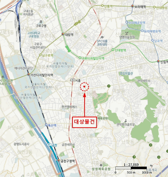 서울특별시 금천구 독산동 962-13 헤리움팰리스 제4층 제403호 외 2필지 다세대주택 경매 사진 12