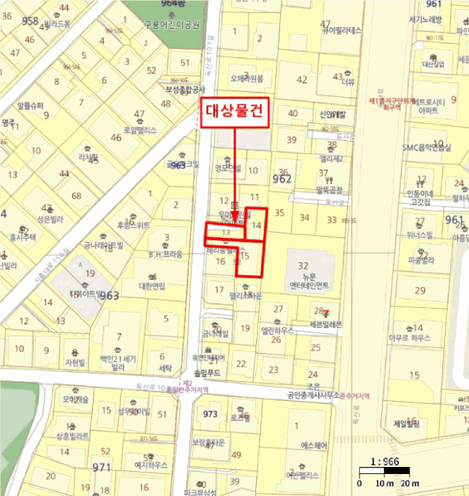 서울특별시 금천구 독산동 962-13 헤리움팰리스 제4층 제403호 외 2필지 다세대주택 경매 사진 13