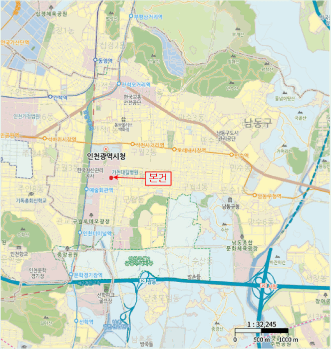 인천광역시 남동구 구월동 1143-34 구월동 파라디아 빌딩 제1동 6층601호 오피스텔 경매 사진 23