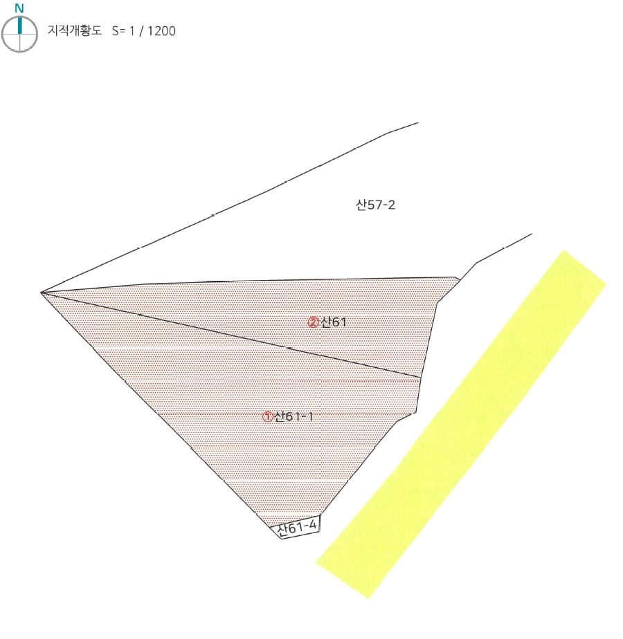 대구광역시 북구 관음동 산61-1 외 1필지 임야 경매 사진 6