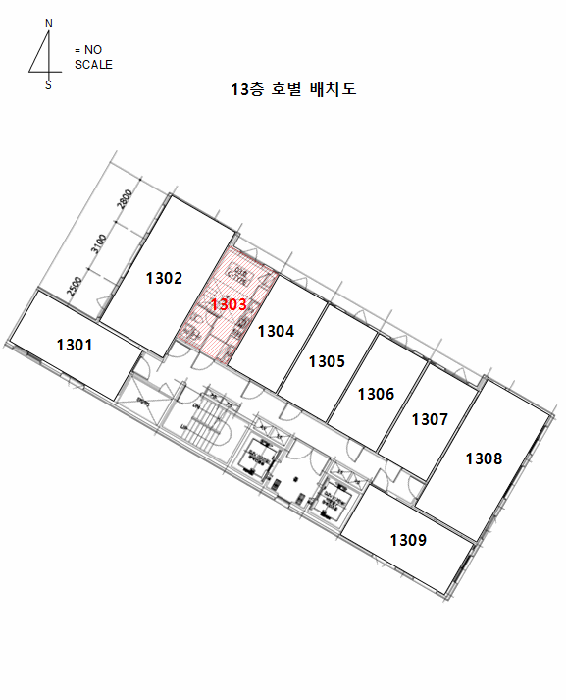 서울특별시 강서구 화곡동 1097-9 투웨니퍼스트강서마곡 제13층 제1303호 오피스텔 경매 사진 22