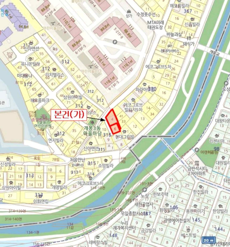 서울특별시 구로구 개봉동 316-4 에코그로브빌리지10차201동 제2층 제203호 외 1필지 다세대주택 경매 사진 10
