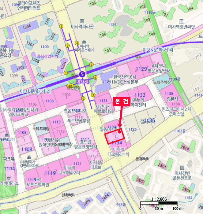 경기도 하남시 망월동 1134-1 에스비비즈타워 1층107호 근린상가 경매 사진 22