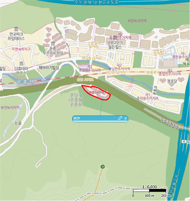 경기도 성남시 분당구 운중동 913 힐스테이트판교모비우스 2층에스-207호 오피스텔 경매 사진 23