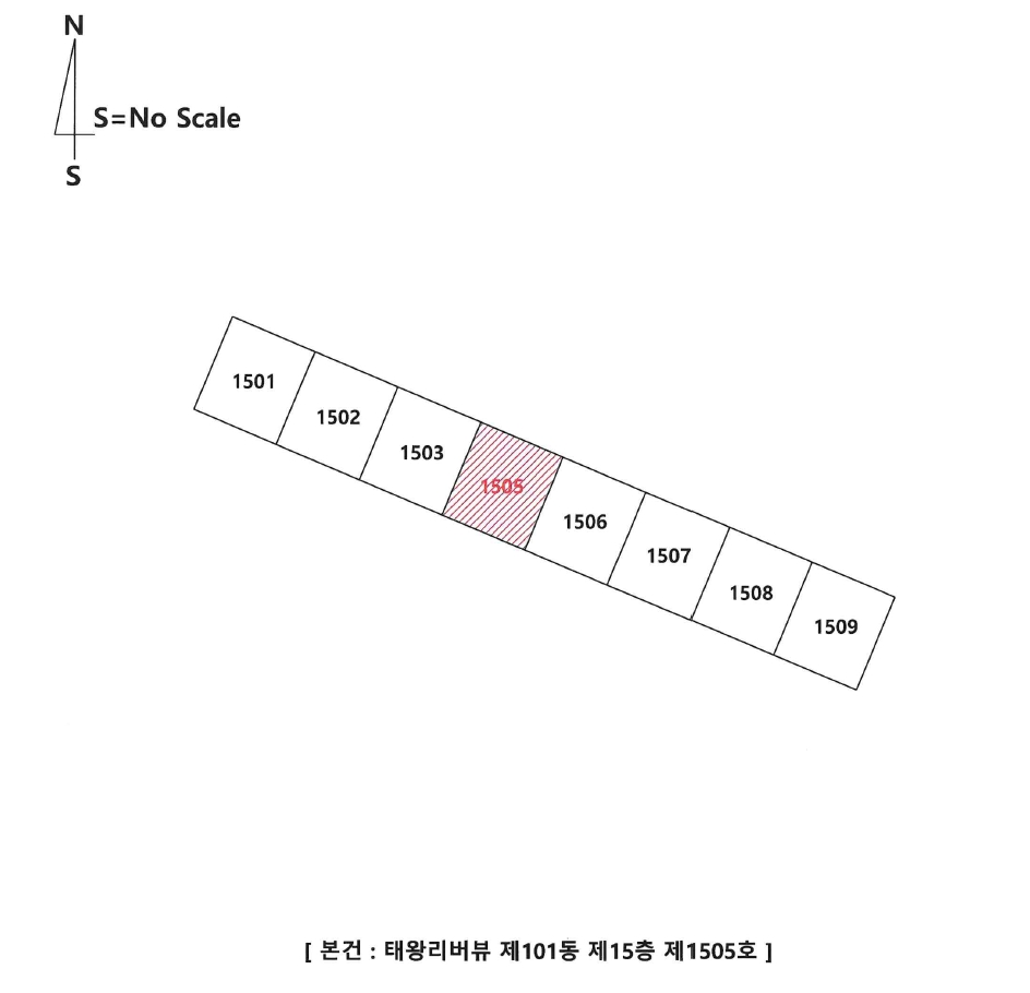 대구광역시 수성구 수성동1가 93-1 태왕리버뷰 101동 15층1505호 외 150필지 아파트 경매 사진 9