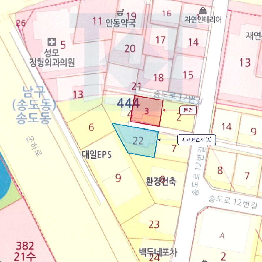 경상북도 포항시 남구 송도동 444-3 대지 경매 사진 11