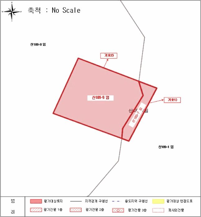 광주광역시 광산구 서봉동 산189-7 외 1필지 임야 경매 사진 8