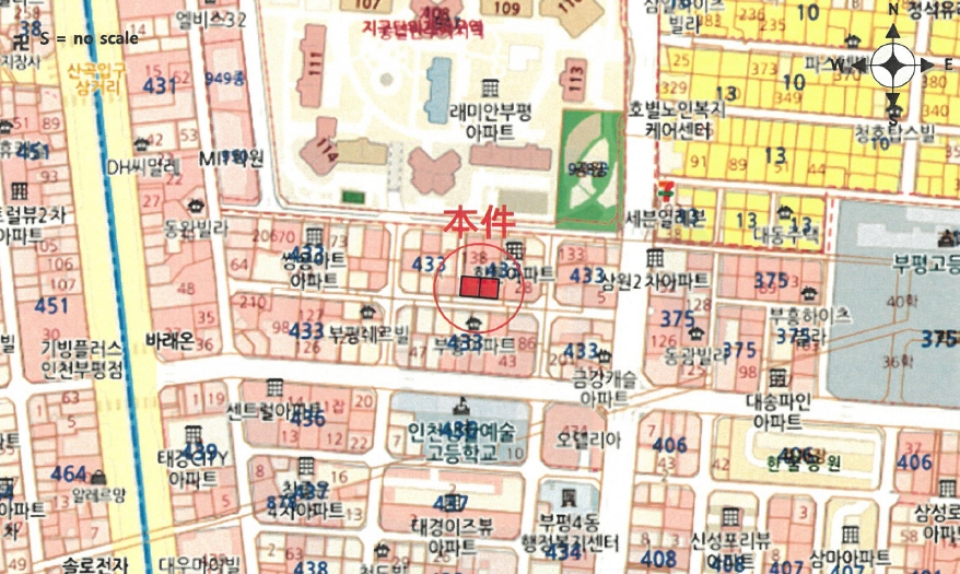 인천광역시 부평구 부평동 433-136 주영팰리스3 4층402호 외 1필지 오피스텔(주거) 경매 사진 10