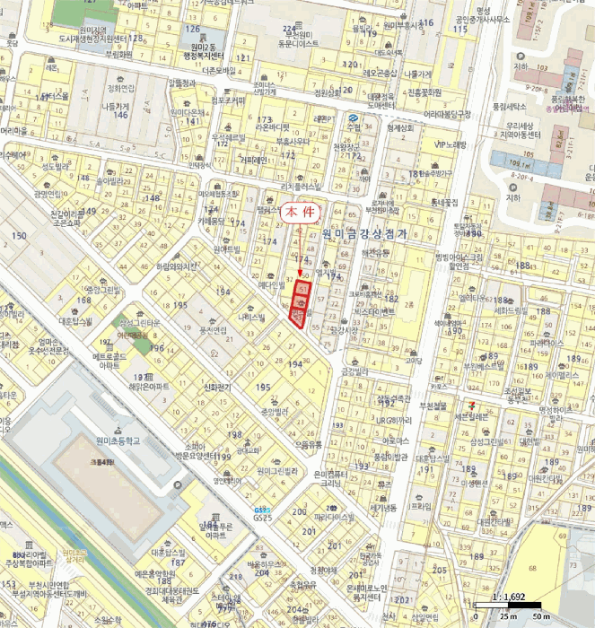 경기도 부천시 원미구 원미동 174-51 퀸즈빌 4층402호 외 2필지 도시형생활주택 경매 사진 11