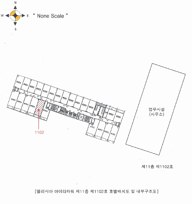 경기도 수원시 팔달구 인계동 1040 엘리시아아이티타워 11층1102호 외 2필지 오피스텔(상업) 경매 사진 10