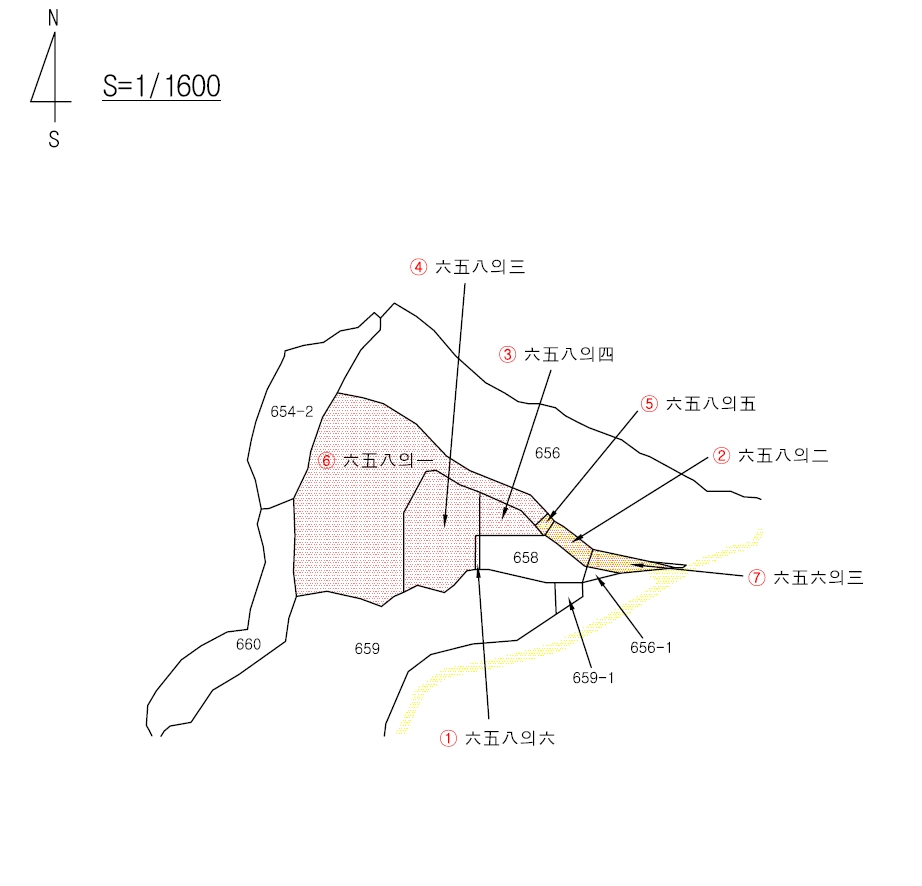 경상북도 경산시 와촌면 강학리 658-6 외 6필지 대지 경매 사진 25