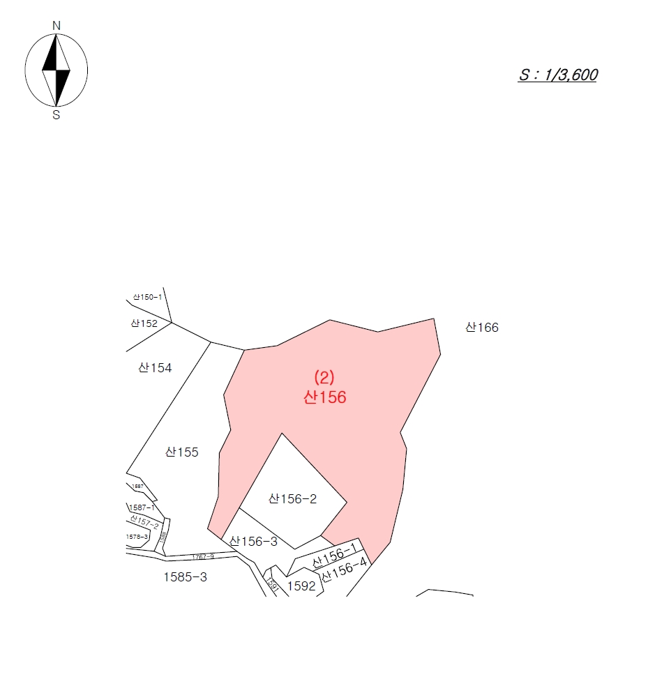 강원특별자치도 원주시 판부면 서곡리 산156 임야 경매 사진 4