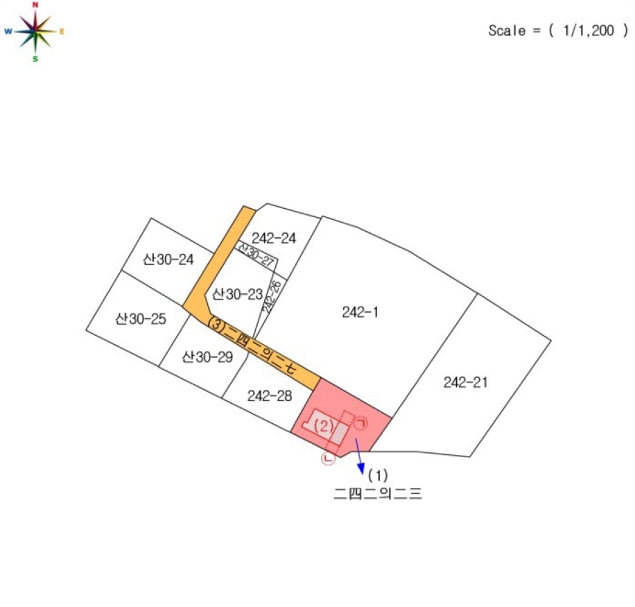 충청북도 옥천군 군서면 금산리 242-23 외 1필지 단독주택 경매 사진 17