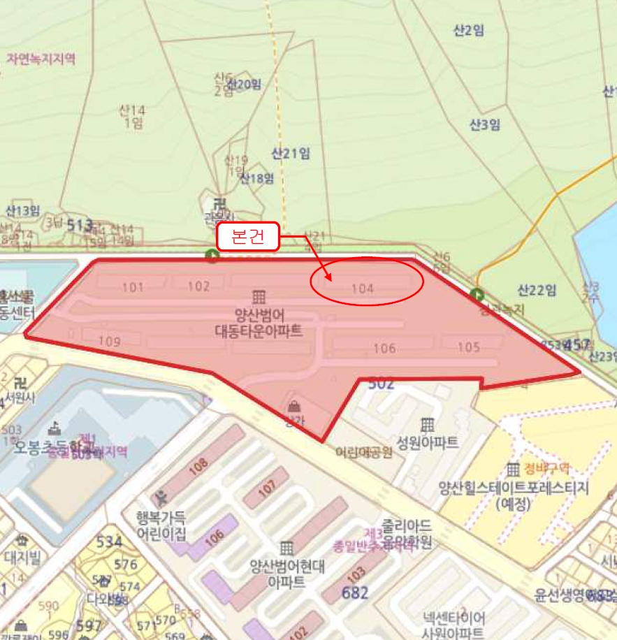 경상남도 양산시 물금읍 범어리 502-1 양산범어대동타운 104동 15층1501호 아파트 경매 사진 13