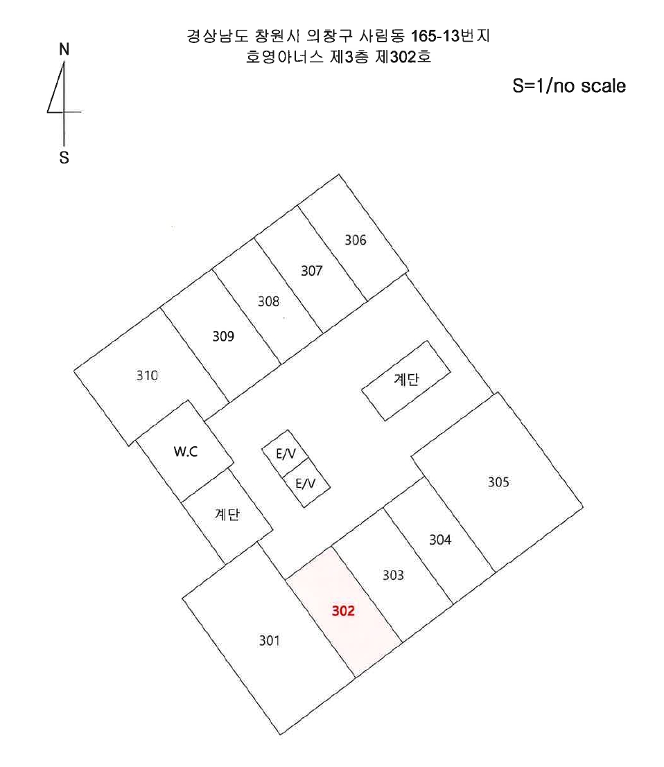 경상남도 창원시 의창구 사림동 165-13, 호영아너스 3층302호 근린상가 경매 사진 10