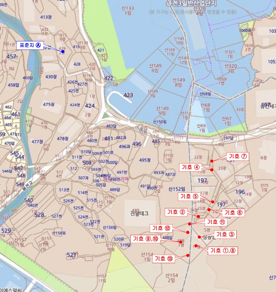 경상남도 밀양시 삼랑진읍 율동리 196-17 외 10필지 분뇨및쓰레기처리 경매 사진 53