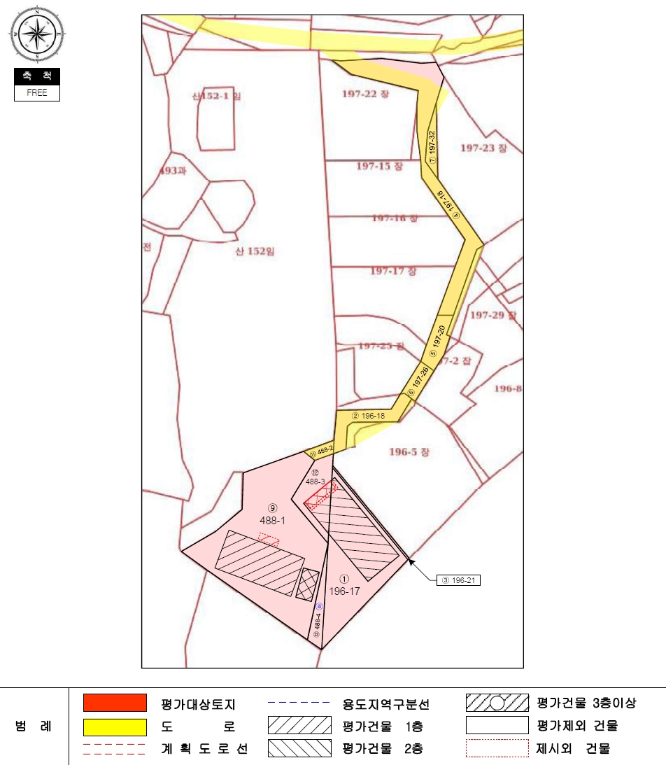 경상남도 밀양시 삼랑진읍 율동리 196-17 외 10필지 분뇨및쓰레기처리 경매 사진 54