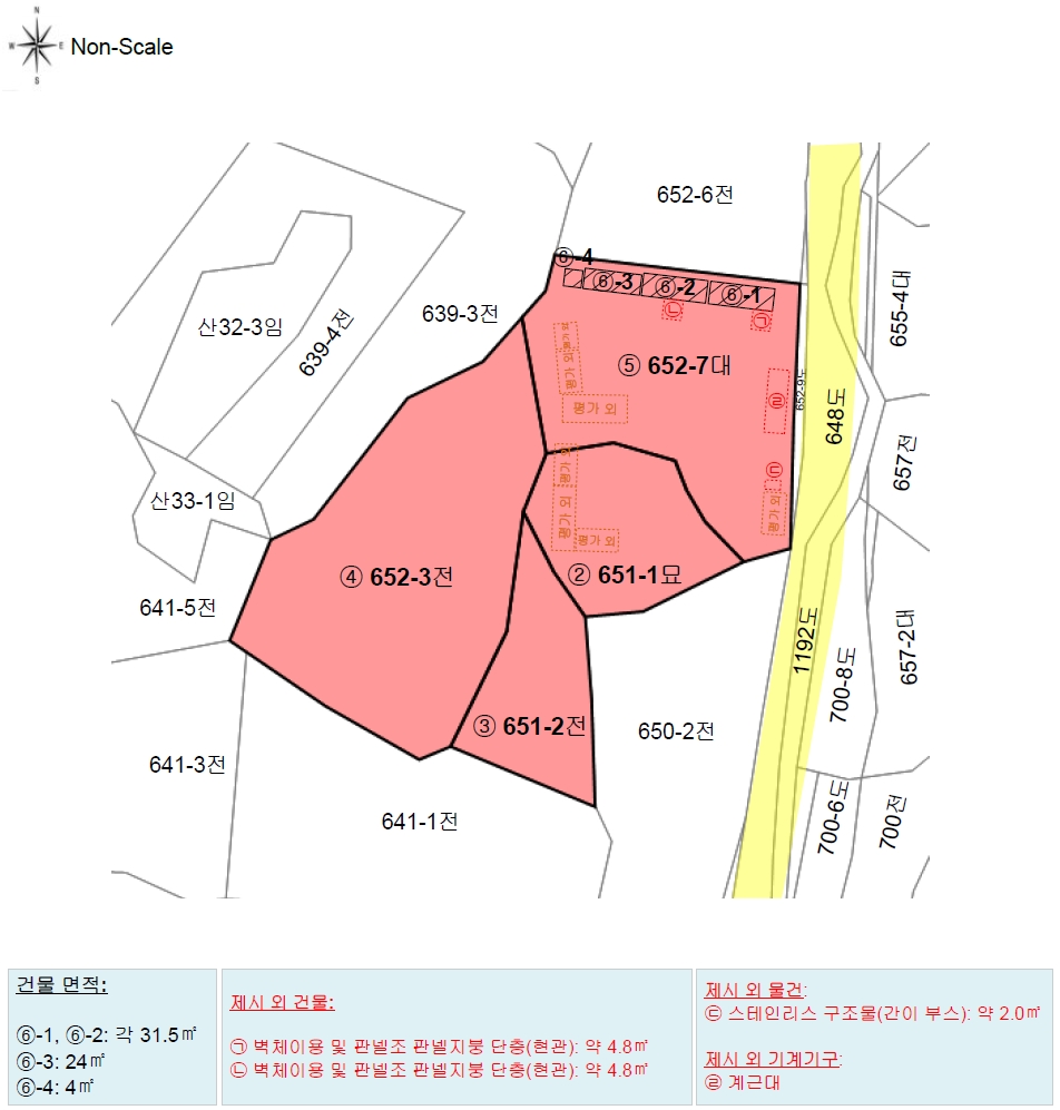 경상남도 통영시 용남면 장평리 651-1 외 3필지 근린생활시설 경매 사진 62