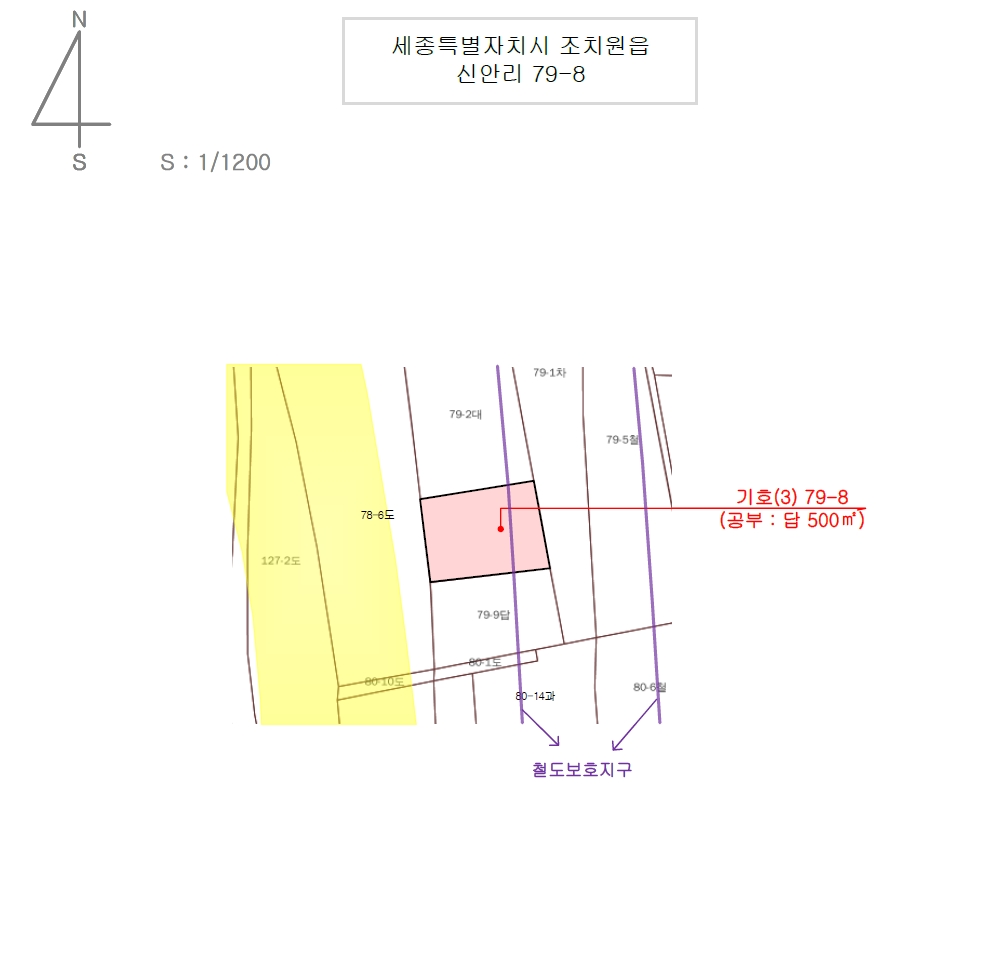 세종특별자치시 조치원읍 신안리 79-8 답 경매 사진 7