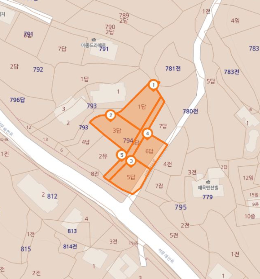 충청남도 당진시 석문면 교로리 794-1 외 4필지 답 경매 사진 18