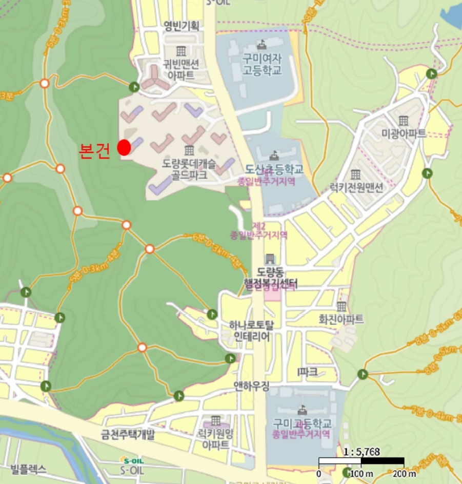 경상북도 구미시 도량동 868 도량롯데캐슬골드파크 제102동 제5층 제505호 아파트 경매 사진 20