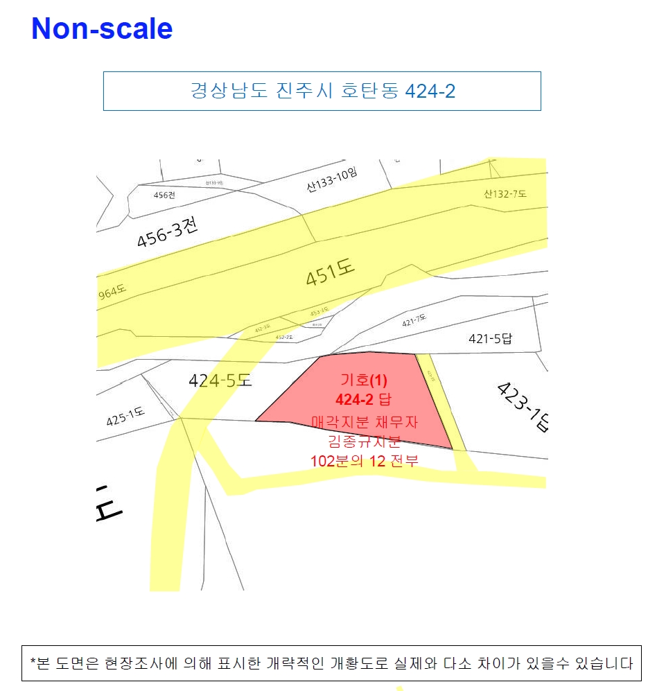 경상남도 진주시 호탄동 424-2 답 경매 사진 27