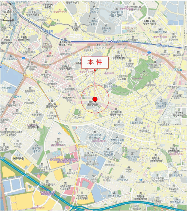인천광역시 미추홀구 용현동 490-37 대준 블루온 2층206호 외 1필지 오피스텔(주거) 경매 사진 12